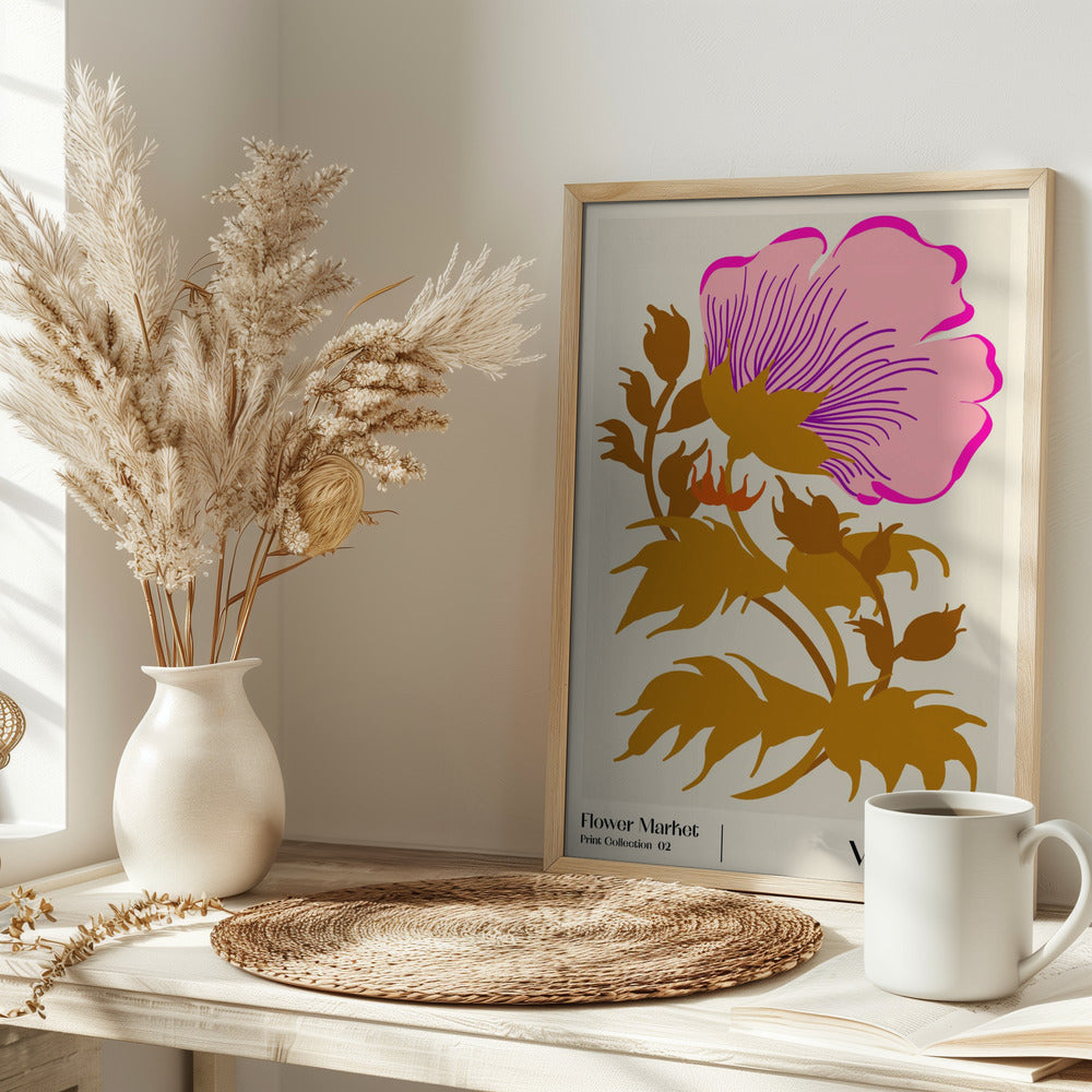 Flower Market. Vienna Poster