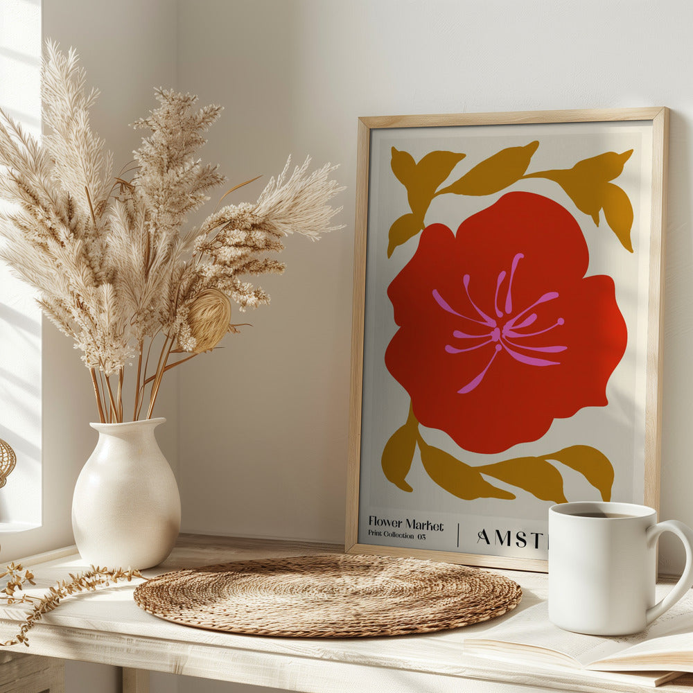 Flower Market. Amsterdam Poster