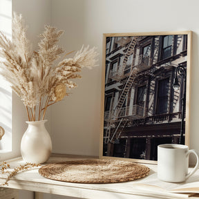 New York City Fire Escapes 03 Poster