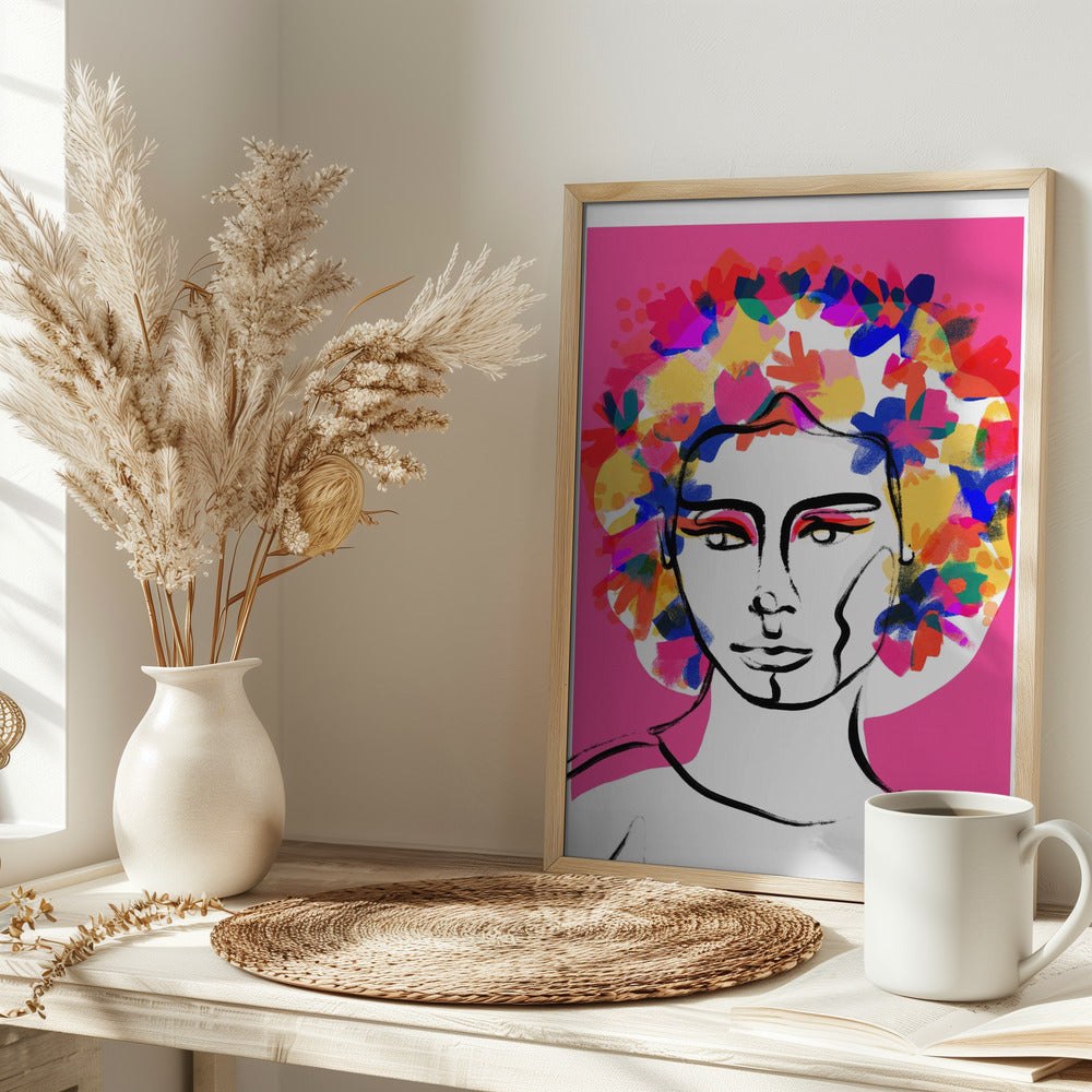 Flower Hair Poster