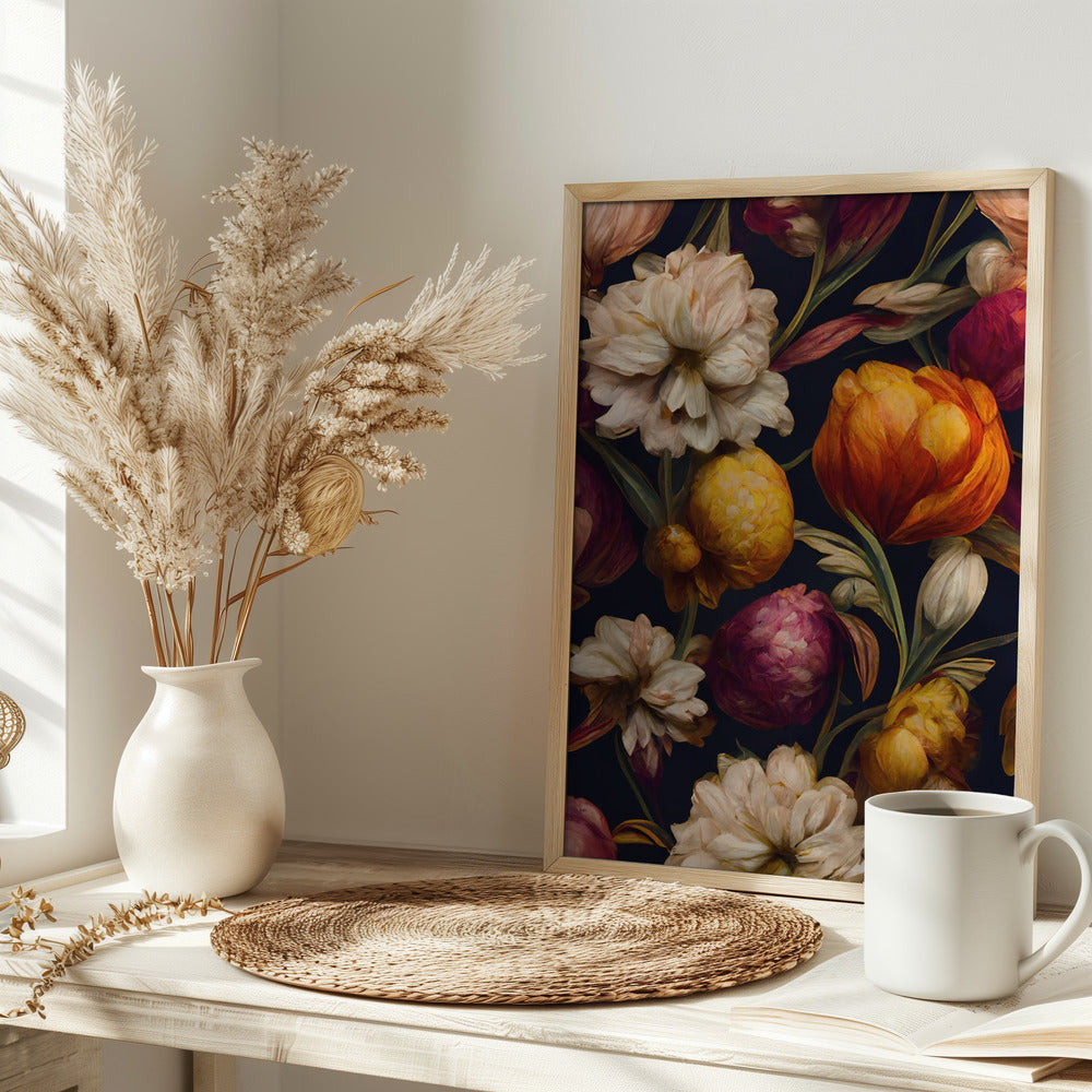 Romantic Flowers Poster