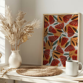 Tulip Pattern Poster