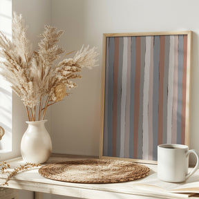 Pastel Stripes Poster