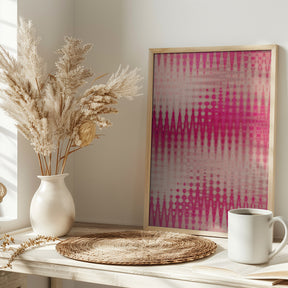 Pink Blurred Pattern Poster