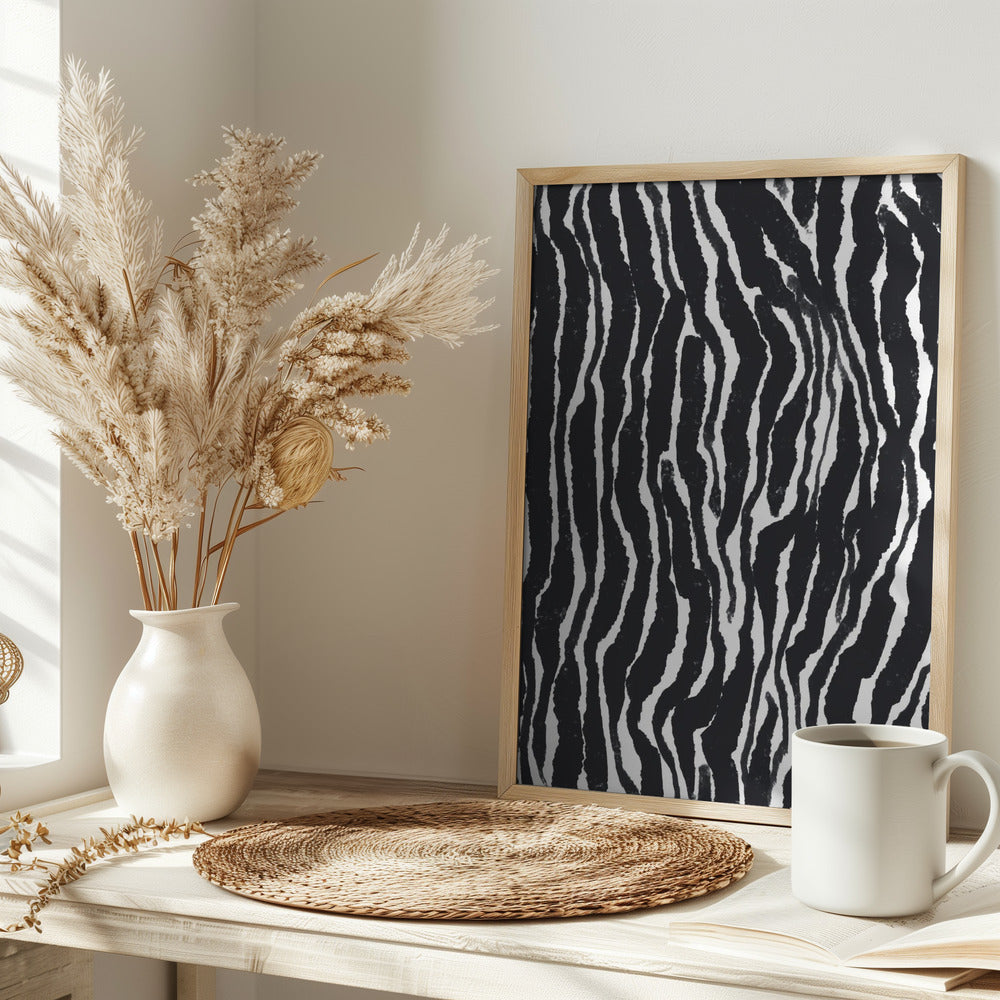 Zebra Pattern Poster