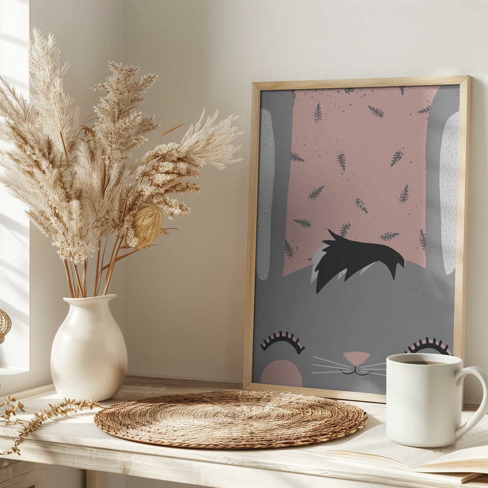 Little Bunny (pink) Poster