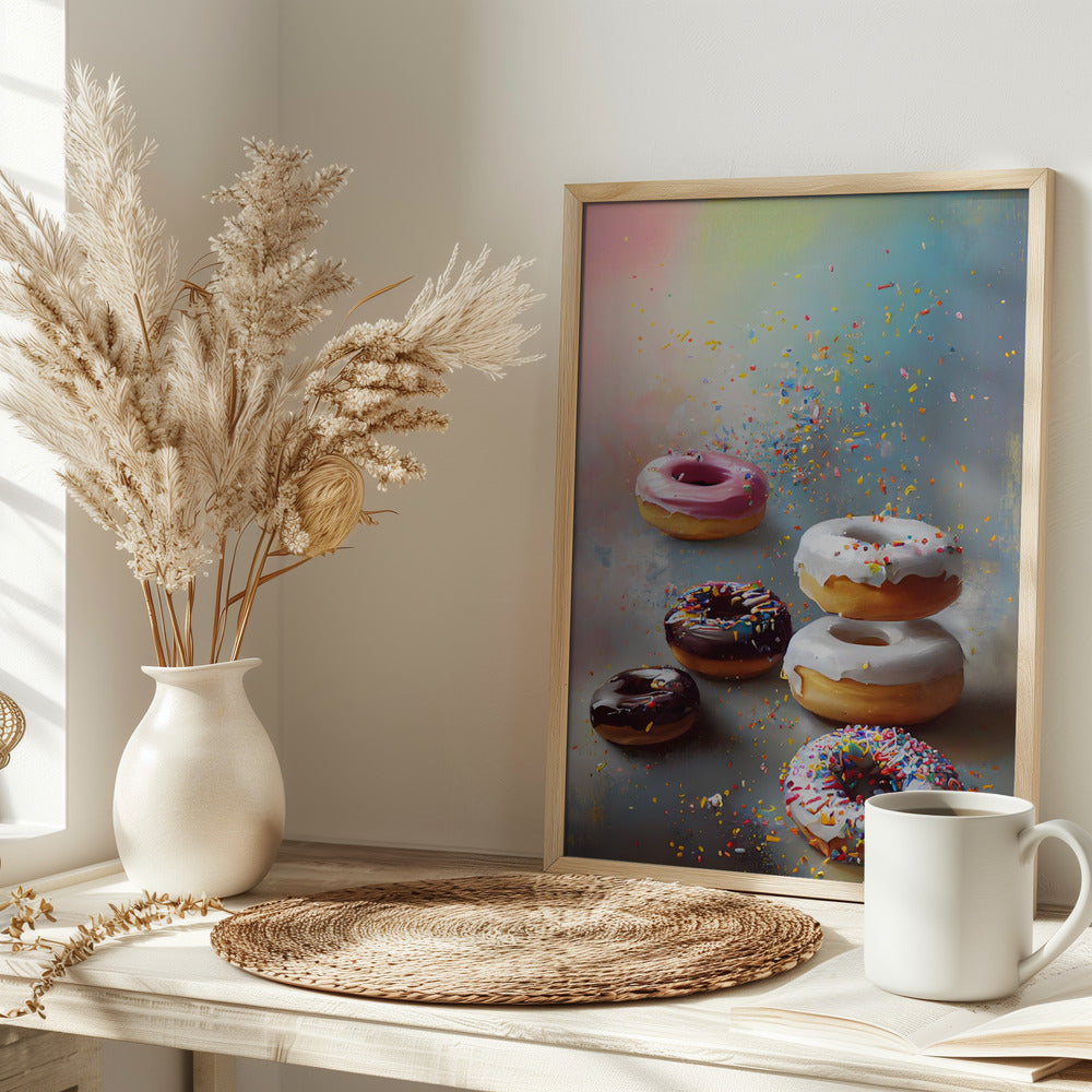 Yummy Donuts Poster