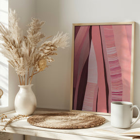 Pink Layers Poster