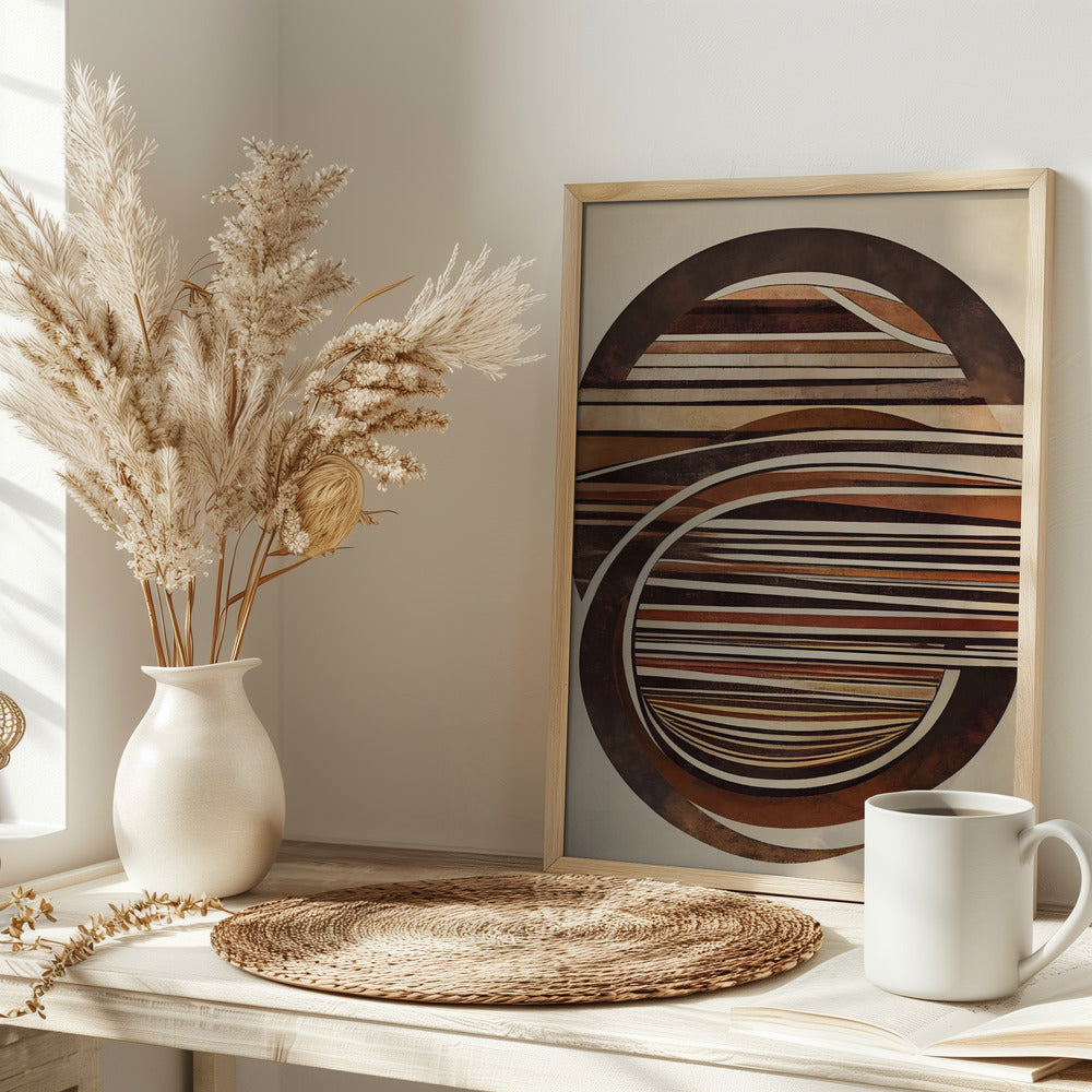 Curved Wood Poster