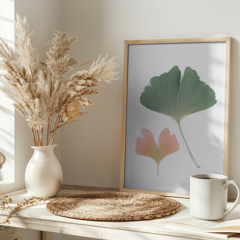 Pastel Ginkgo Poster