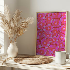 Cute Pink Flowers Poster