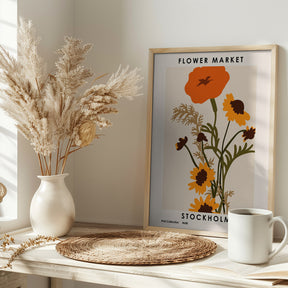 Flower Market. Stockholm Poster