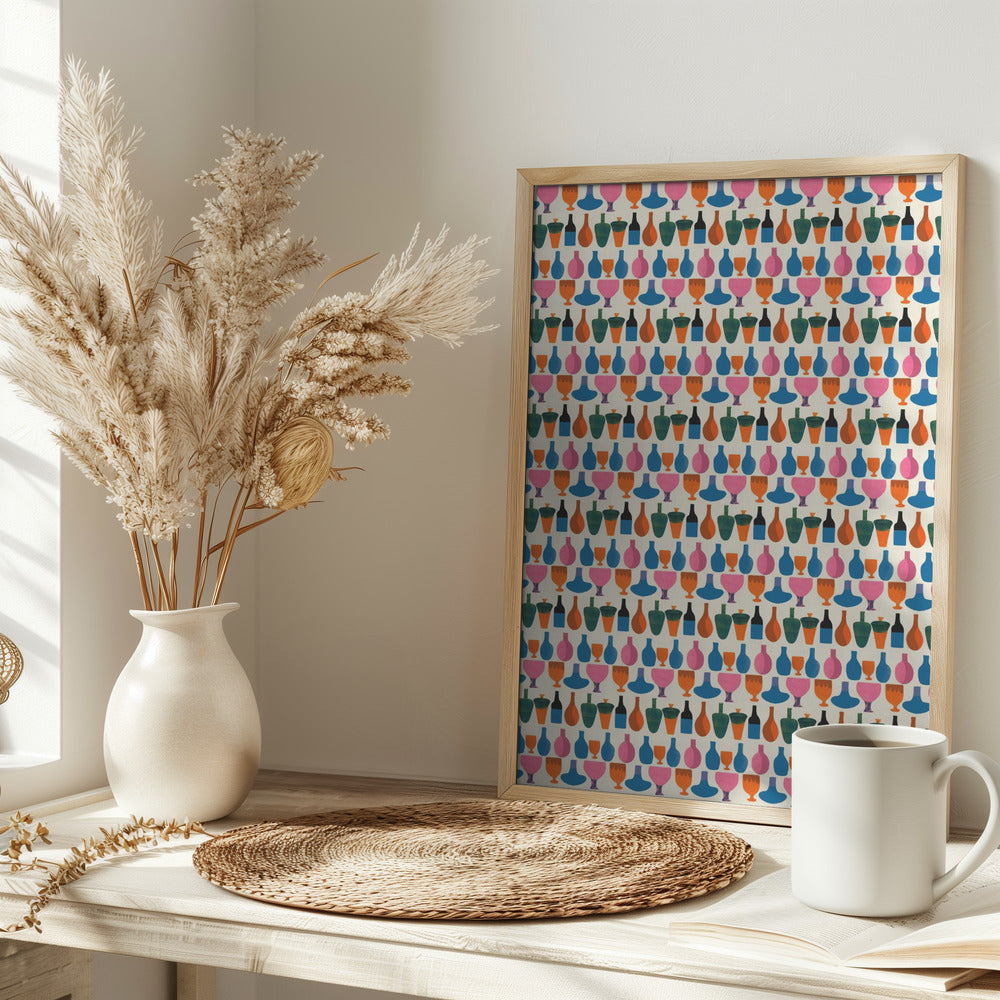 Kitchen Pattern Poster