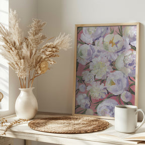 Kinsly painterly bouquet Poster