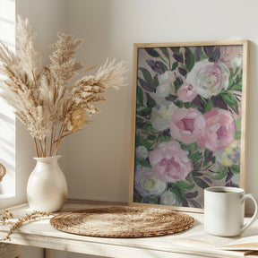 Zoye painterly bouquet Poster