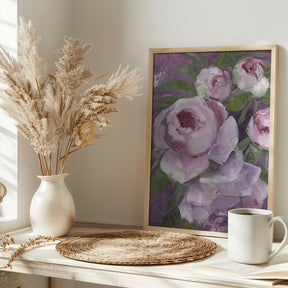 Rylee painterly roses Poster