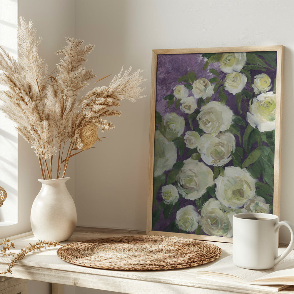 Noray painterly roses Poster