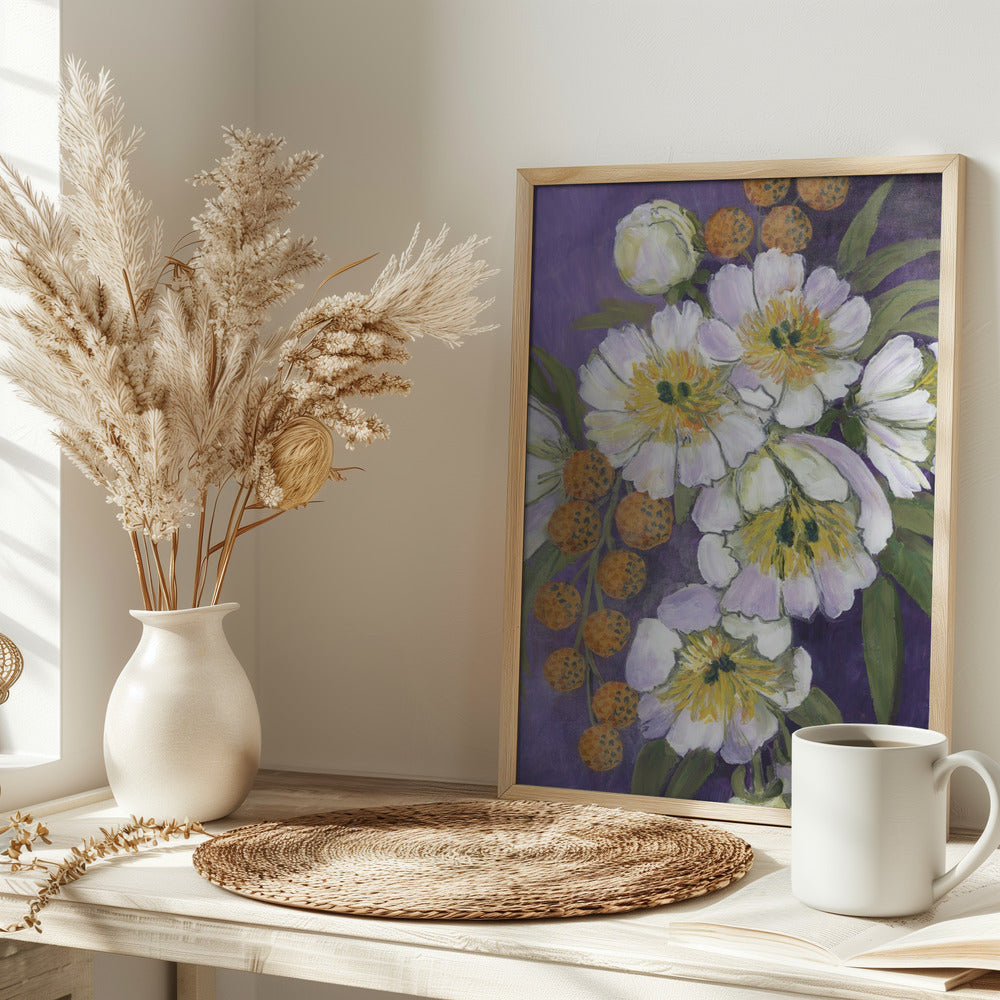 Choi painterly bouquet Poster