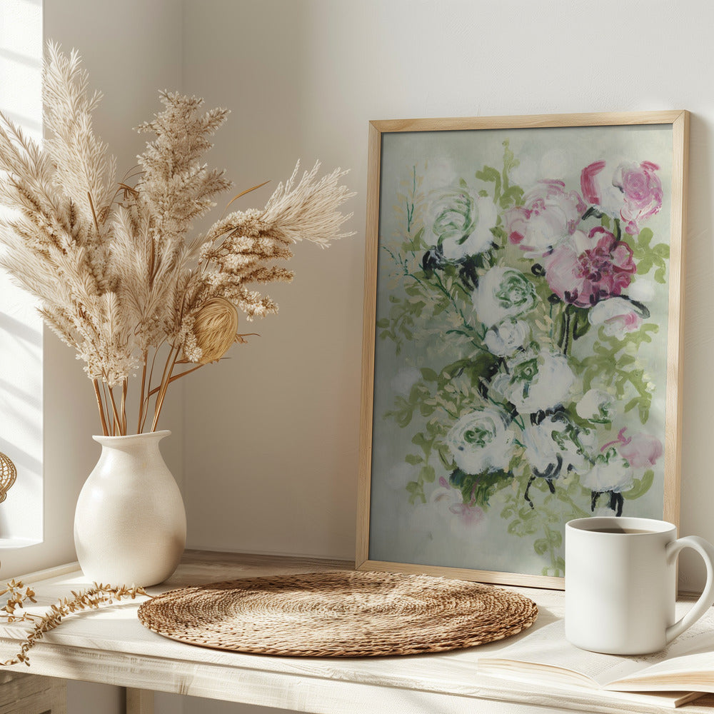 Haneul painterly bouquet Poster