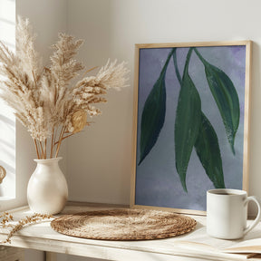 Sulio cascading leaves Poster