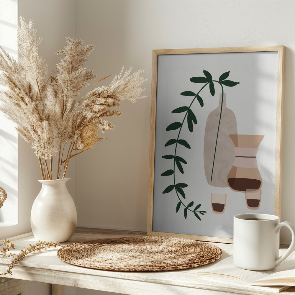 Boho coffee for two Poster