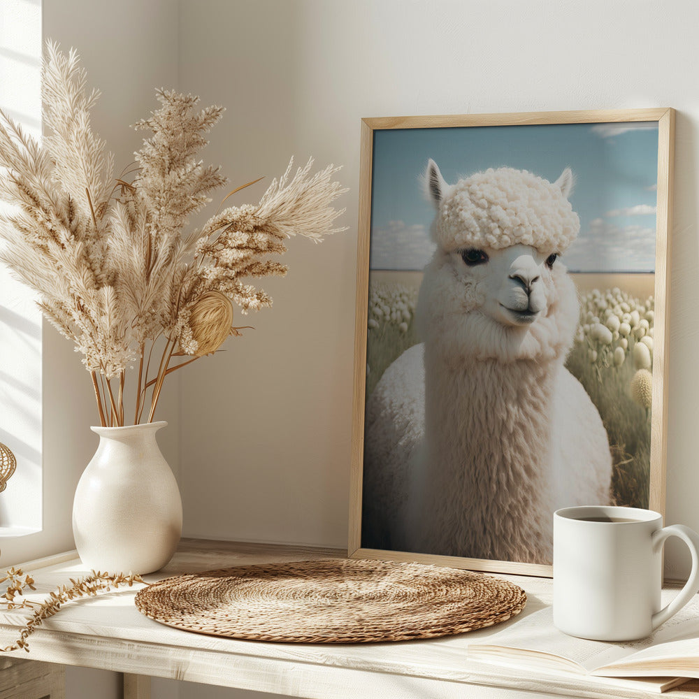 Cute Llama Poster