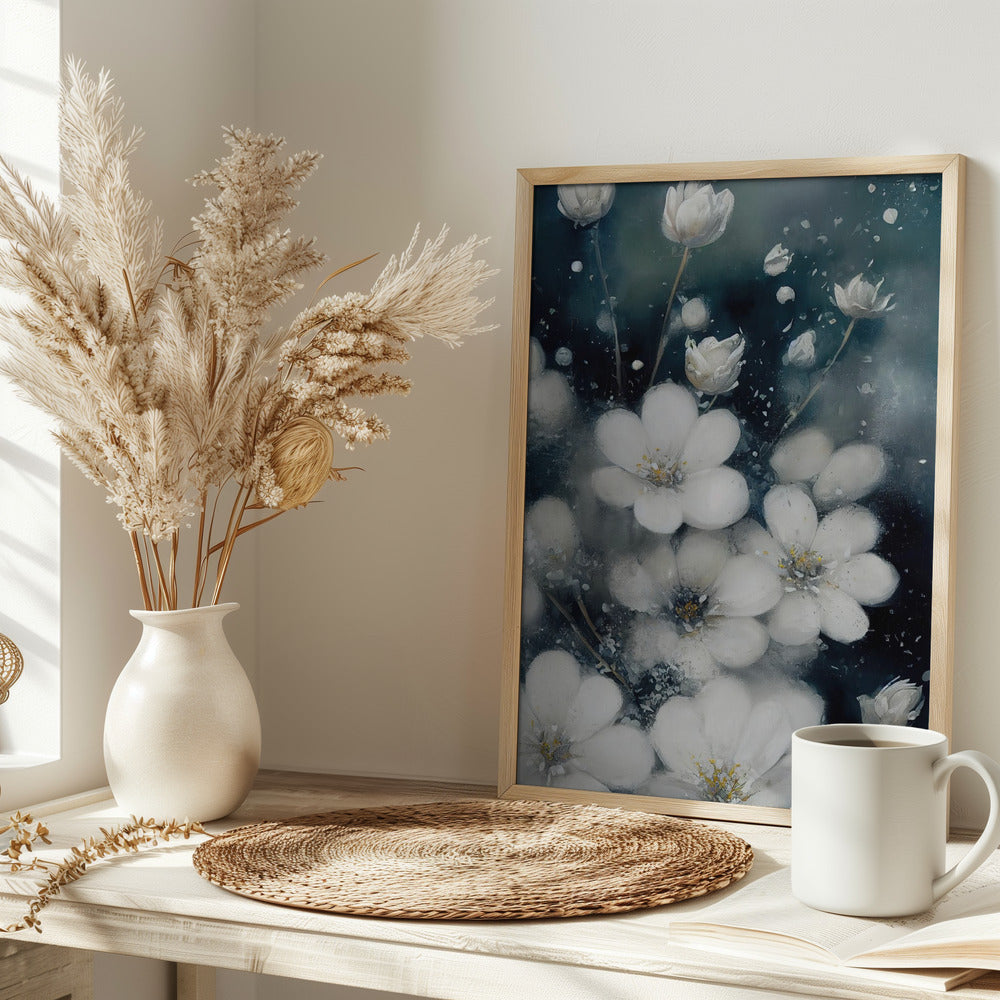 Frozen Flowers Poster