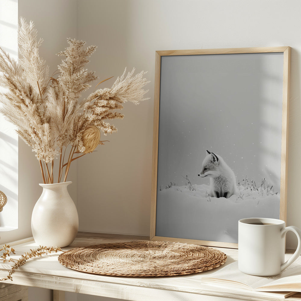 Snow Fox Poster