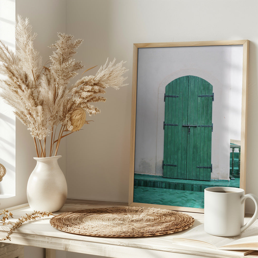 Marrakesh Green Door Poster