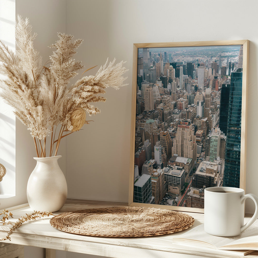 New York City from above Poster