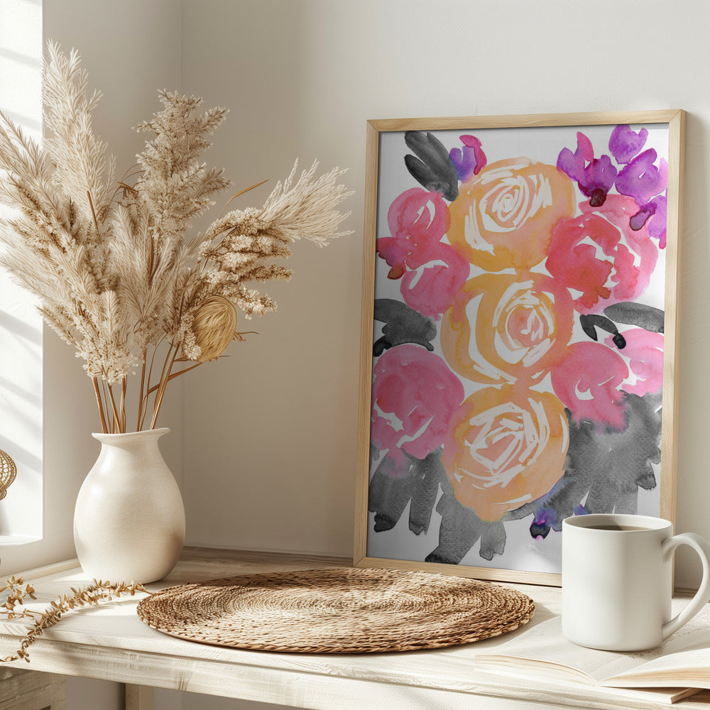 Olympe florals I Poster