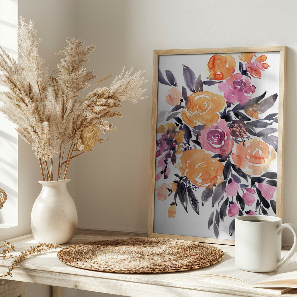 Paloma bouquet Poster