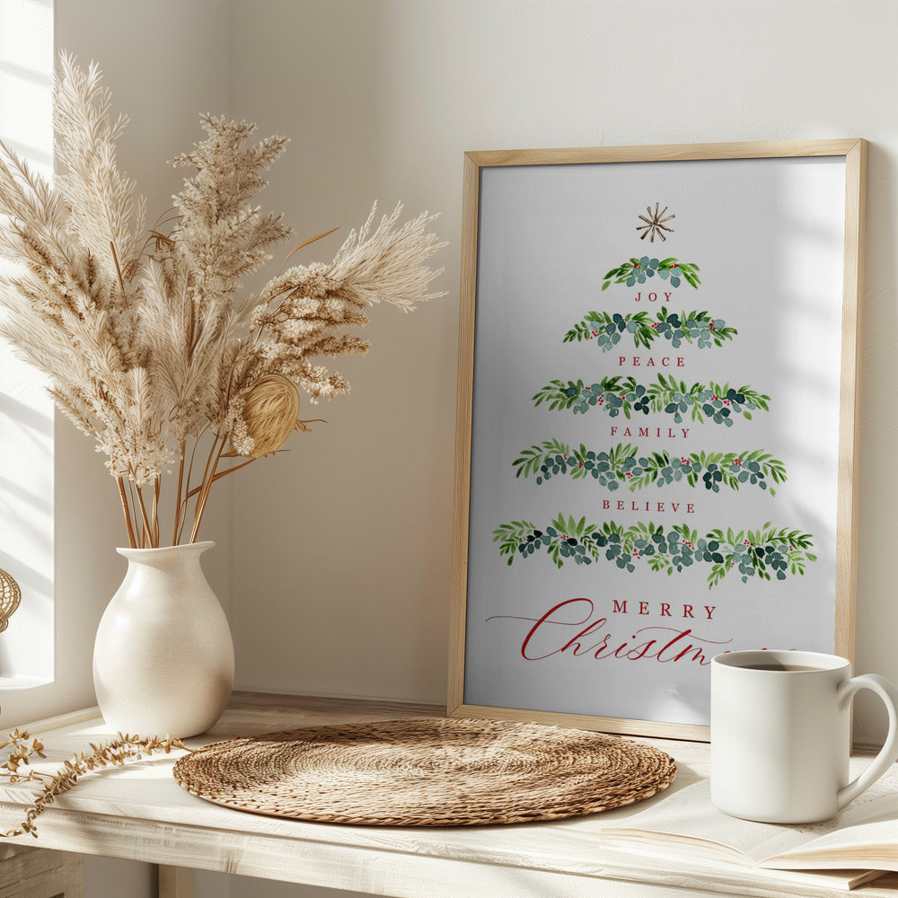 Christmas tree of wishes Poster