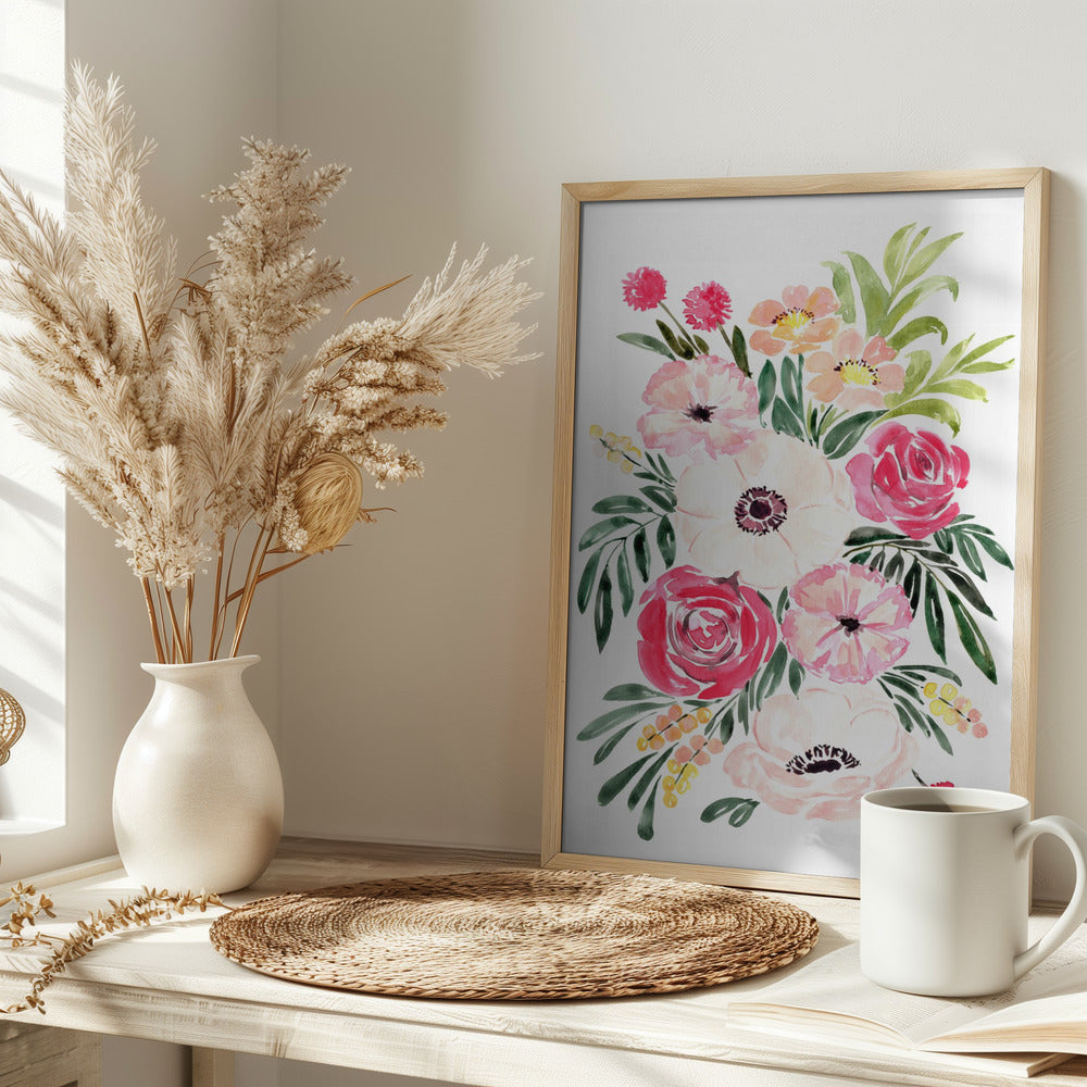 Mirja bouquet Poster