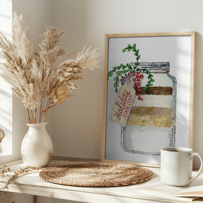 Holiday cookies in a jar Poster