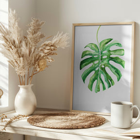 Monstera Leaf Poster