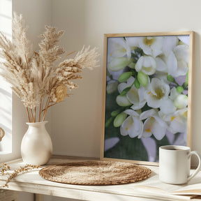 Distressed freesias I Poster