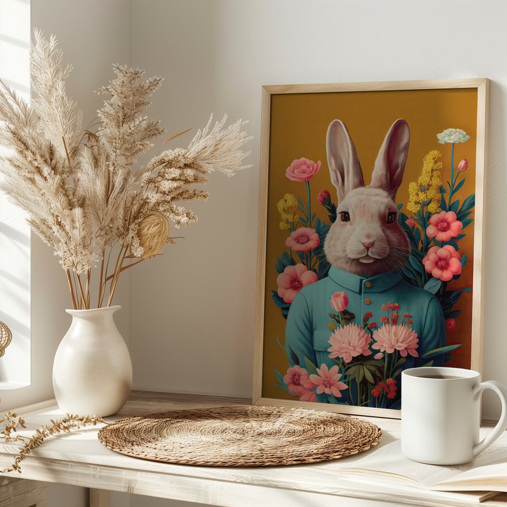 Mr Easter Bunny Poster