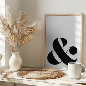 Scandi ampersand Poster