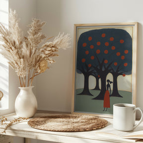 The Woman And The Apple Tree Poster