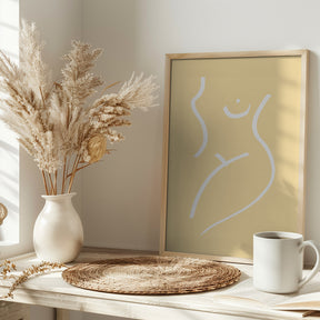 Nude Yellow Poster