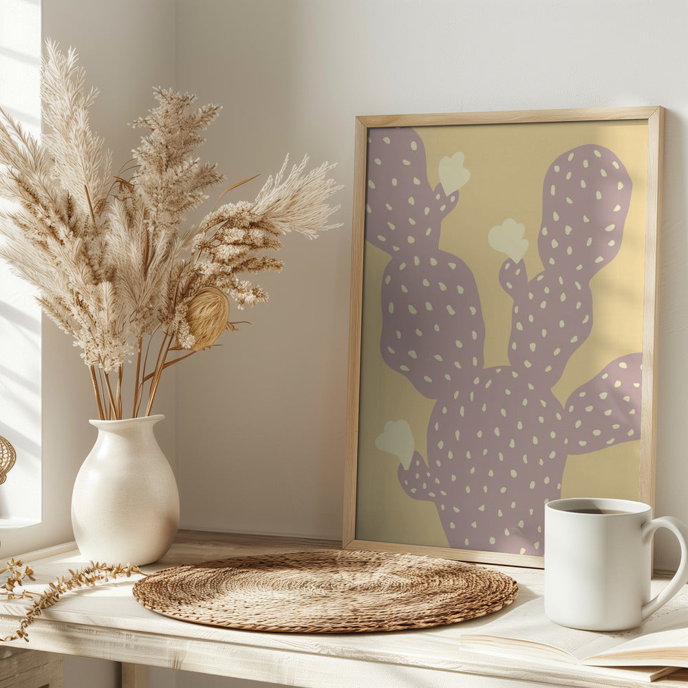 Cactus Yellow Poster