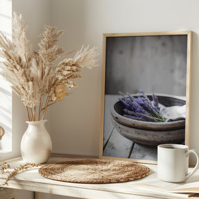 Lavender In Bowl Poster