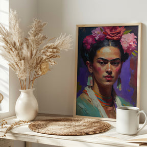 Portrait Of Frida Poster