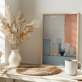 Pastel Still Life Poster