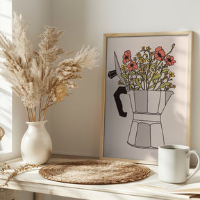 Moka Flowers Poster