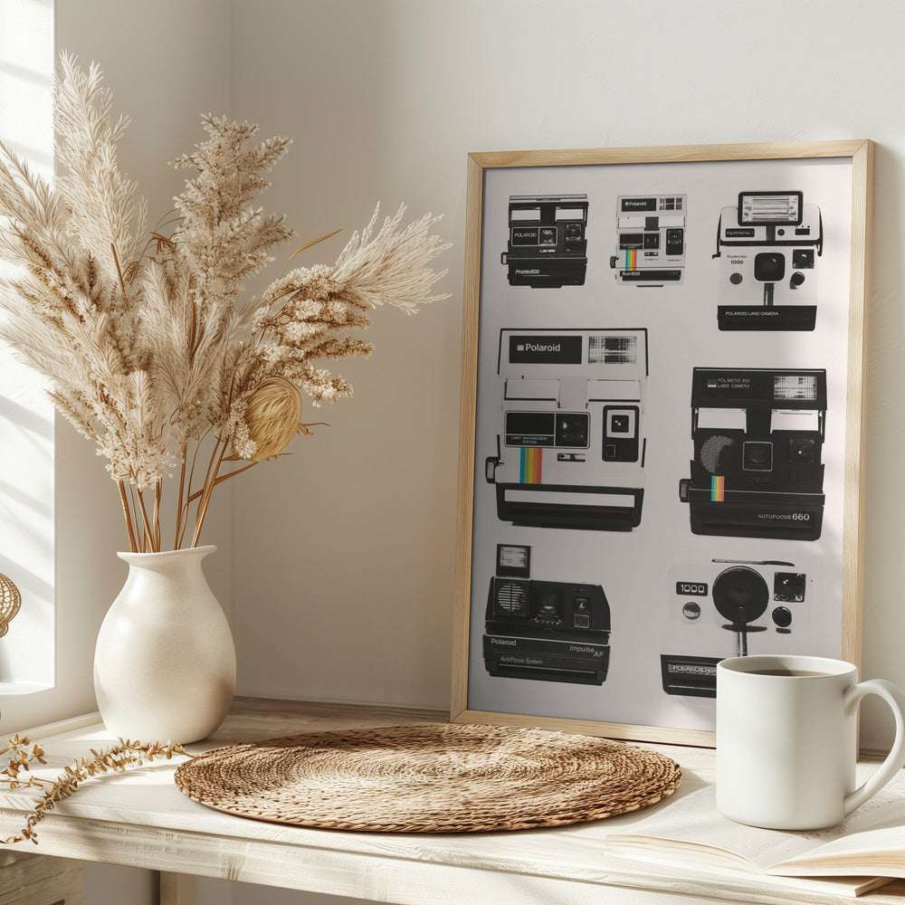 Instant Camera Collection Poster