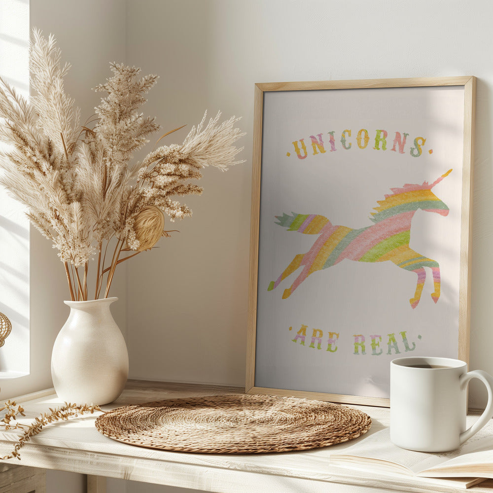 Unicorns Are Real Poster