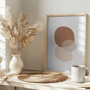 Abstract Circle Painting Poster