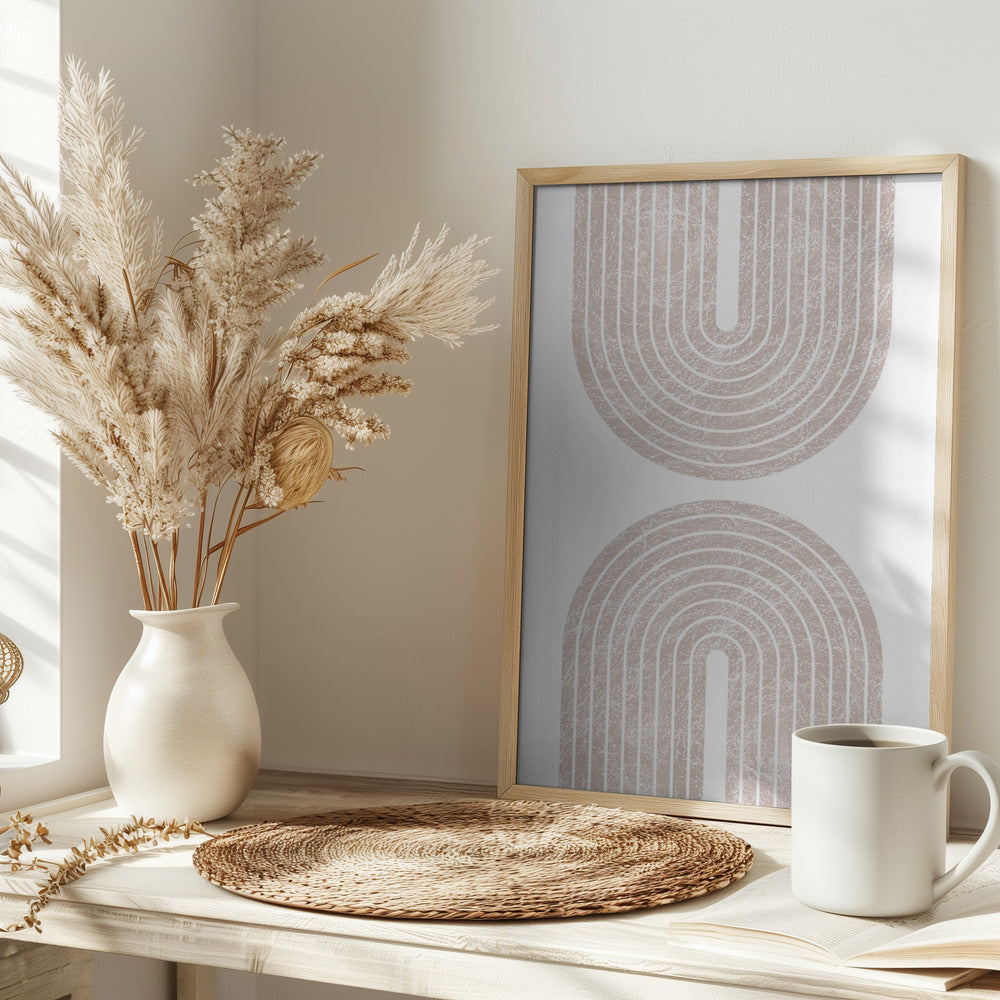 Arch Line Art Poster